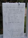 Klara Neustadt Bachrach\'s tombstone